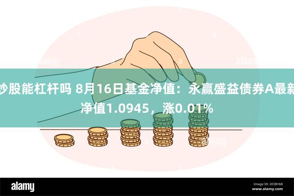 炒股能杠杆吗 8月16日基金净值：永赢盛益债券A最新净值1.0945，涨0.01%