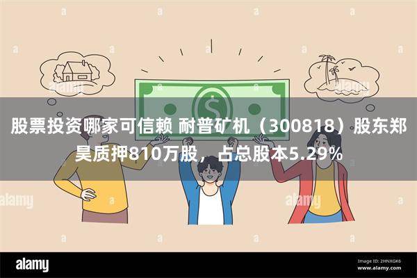 股票投资哪家可信赖 耐普矿机（300818）股东郑昊质押810万股，占总股本5.29%