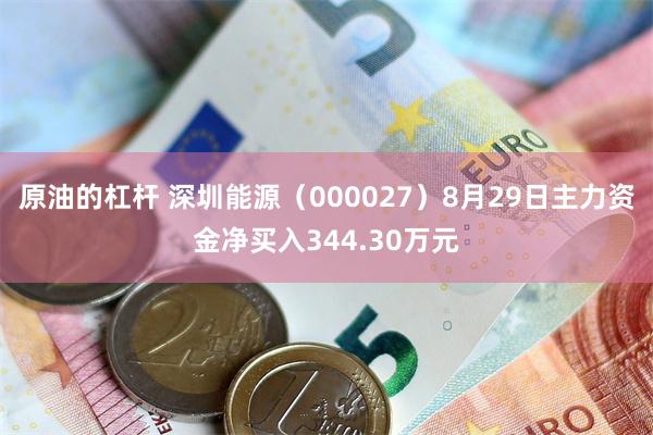 原油的杠杆 深圳能源（000027）8月29日主力资金净买入344.30万元