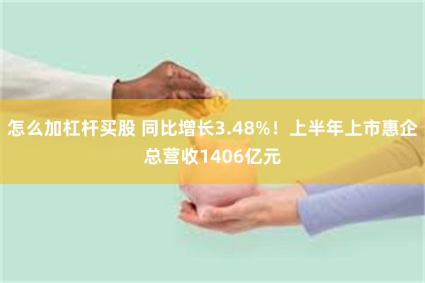 怎么加杠杆买股 同比增长3.48%！上半年上市惠企总营收1406亿元