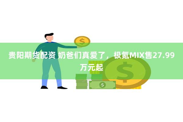 贵阳期货配资 奶爸们真爱了，极氪MIX售27.99万元起