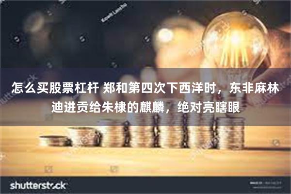 怎么买股票杠杆 郑和第四次下西洋时，东非麻林迪进贡给朱棣的麒麟，绝对亮瞎眼