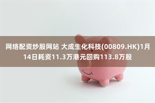 网络配资炒股网站 大成生化科技(00809.HK)1月14日耗资11.3万港元回购113.8万股