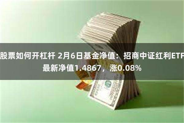 股票如何开杠杆 2月6日基金净值：招商中证红利ETF最新净值1.4867，涨0.08%